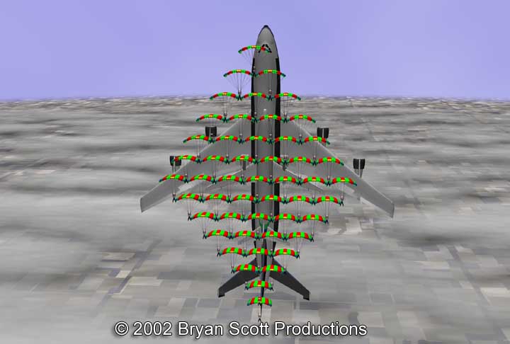49 Way to Boeing 747 and 737-400 Size Comparison